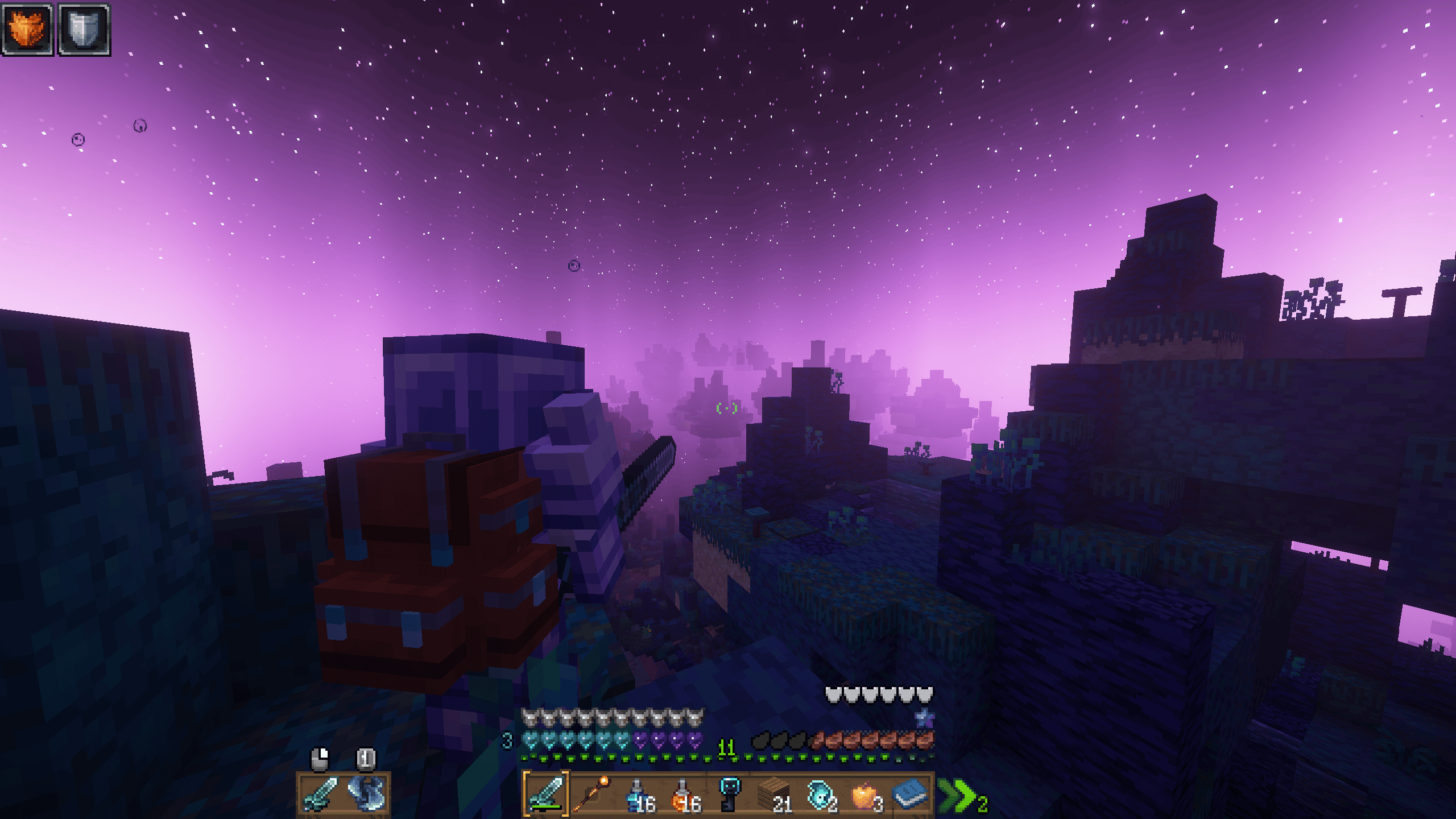 New biomes in the end