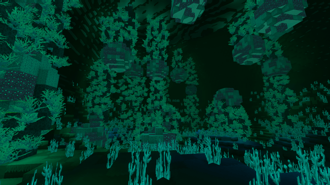 Thumbnail A new look into the improved generation of the blue caverns.