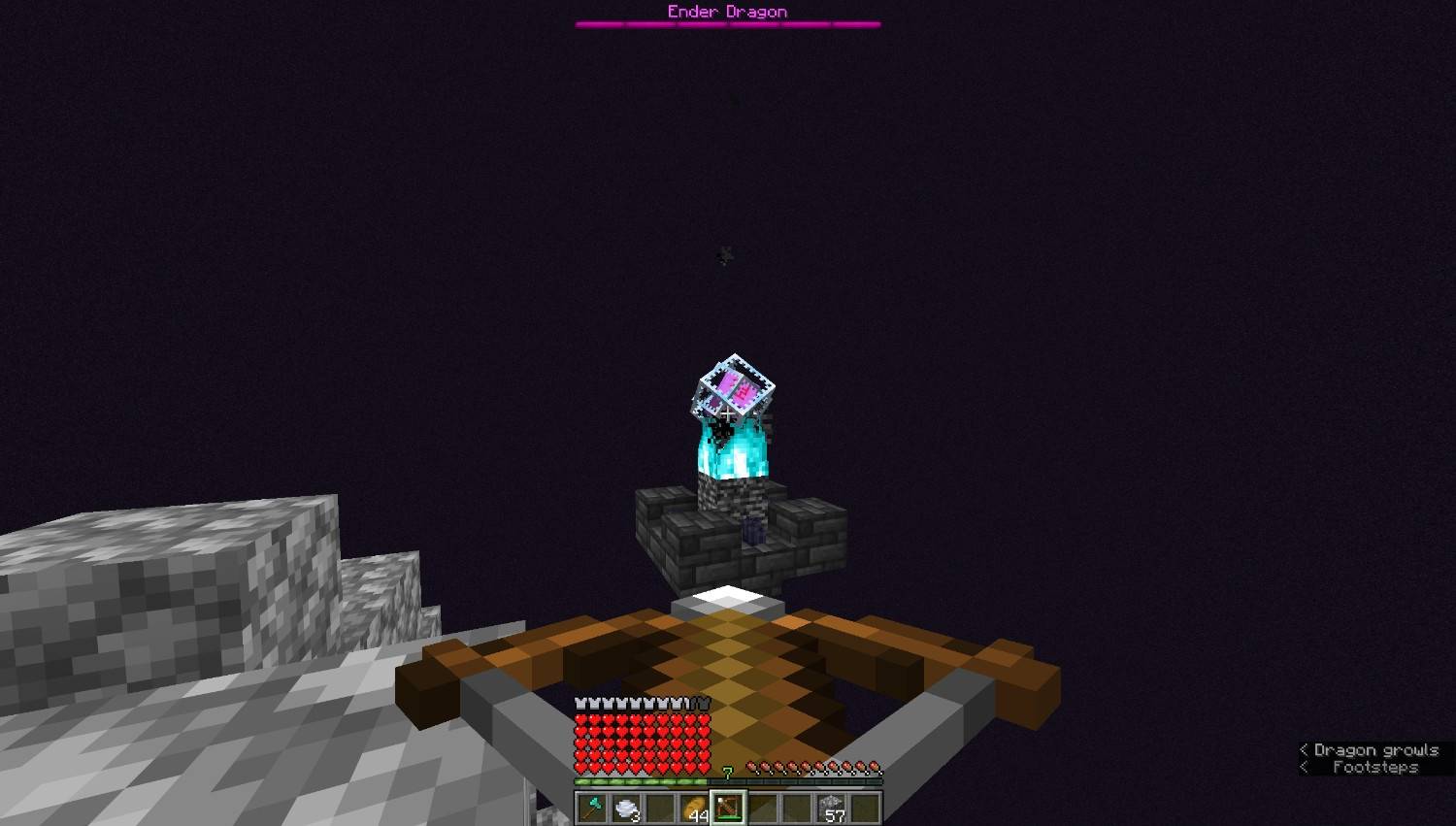 Attacking an end crystal