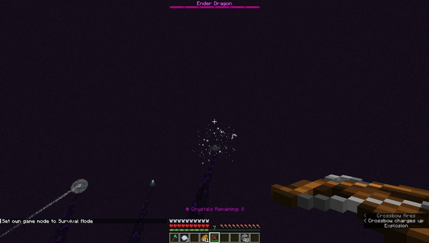 Destroying a crystal