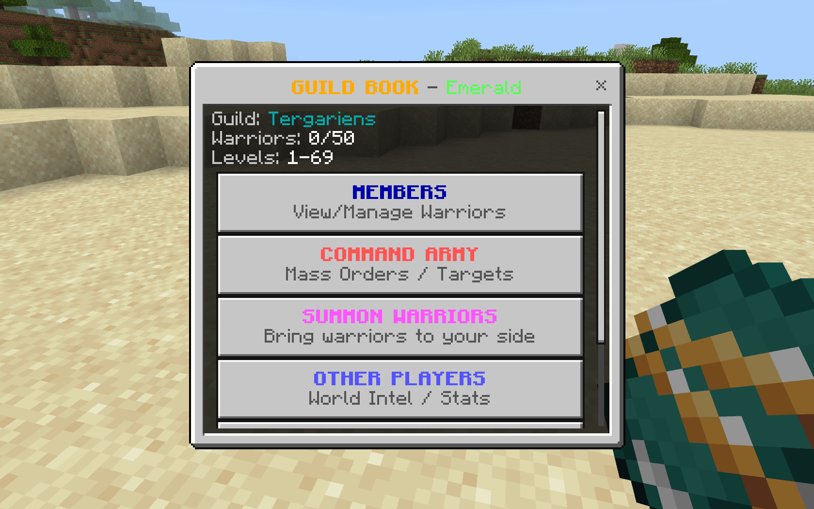 Thumbnail control your guild from here