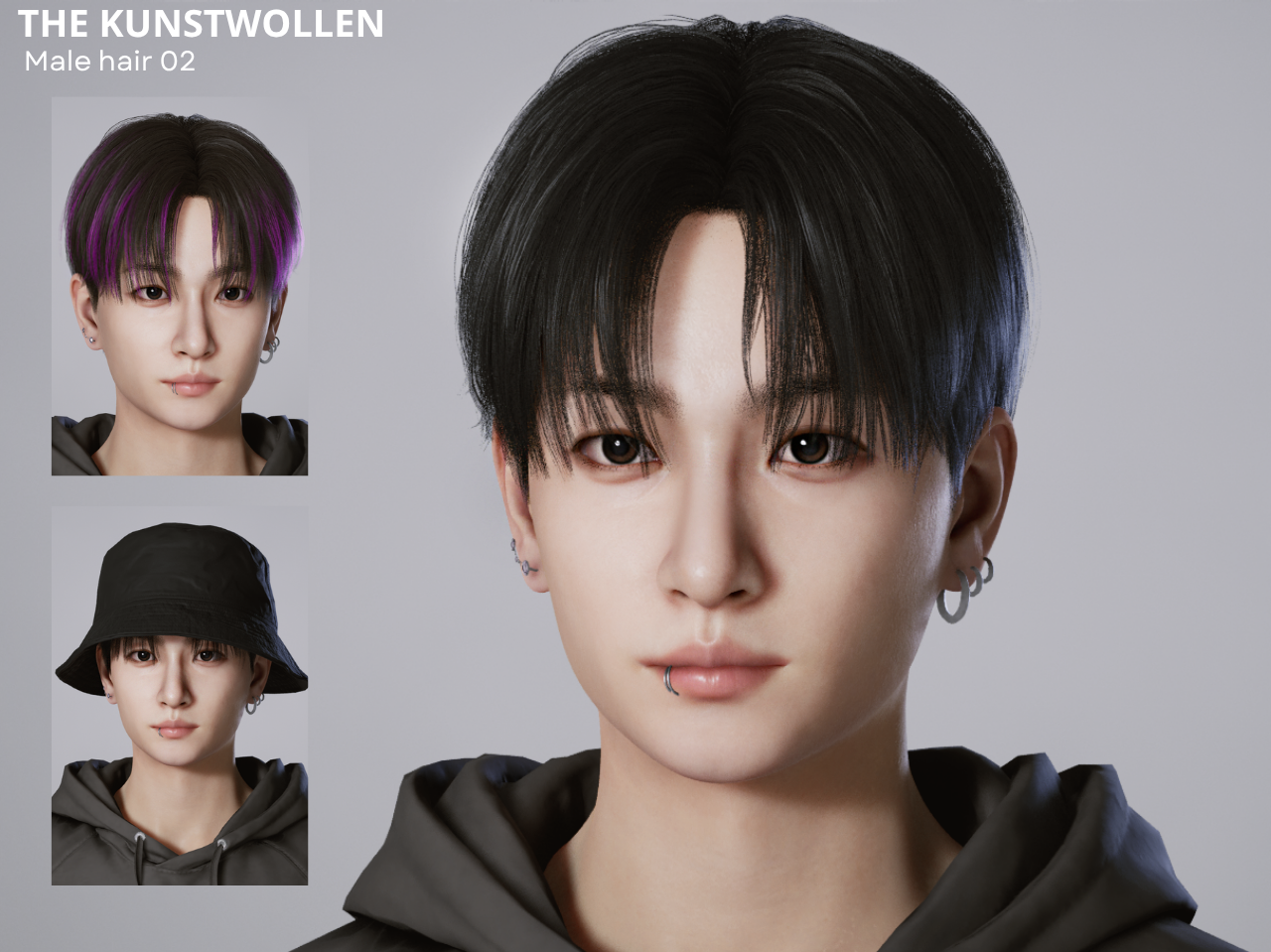 Male hair 02