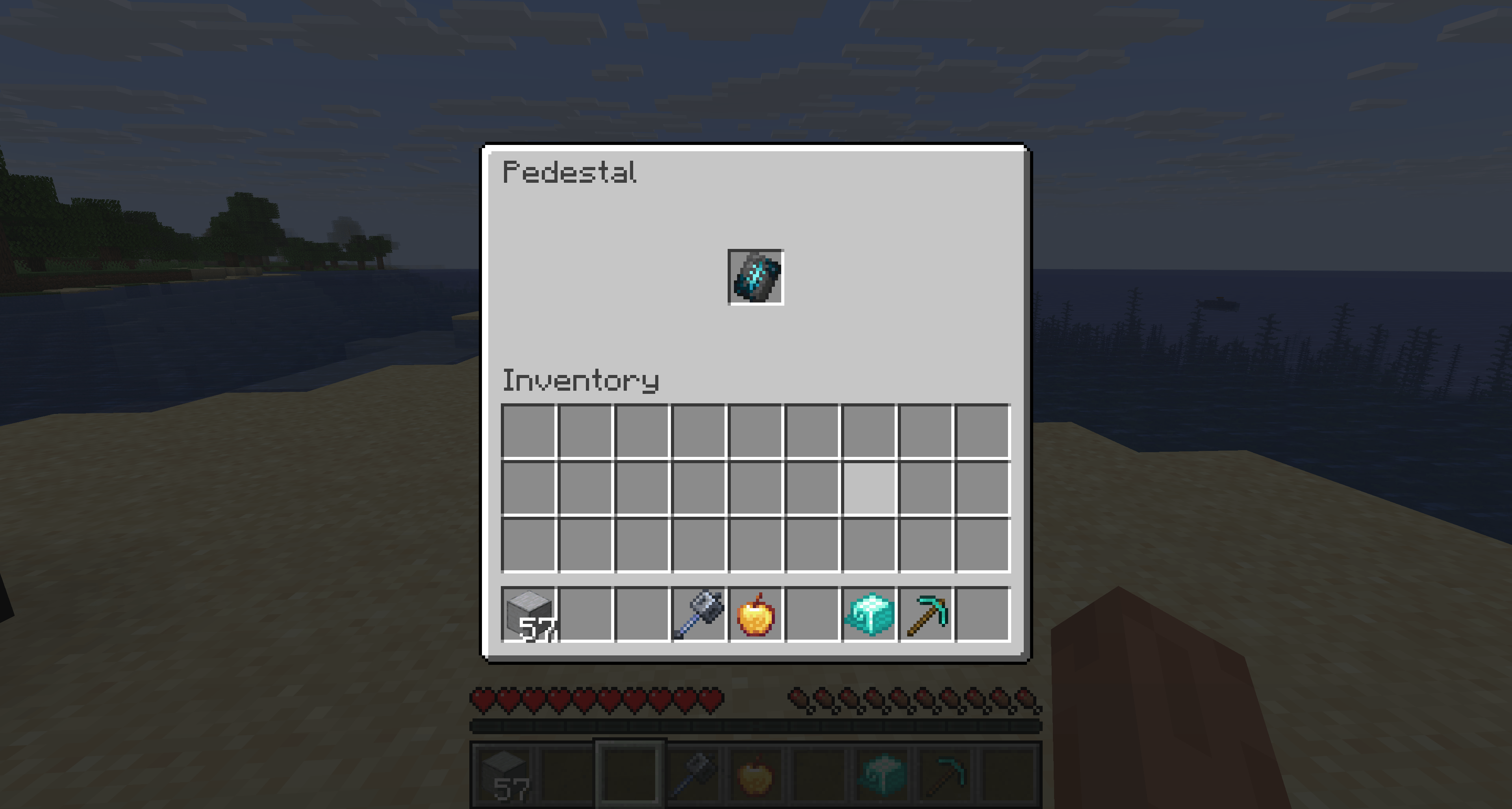 Pedestal Menu