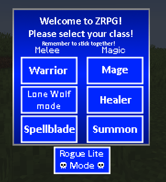 Thumbnail Press Z to select your class! Be warned, Rogue Lite mode is VERY unforgiving.
