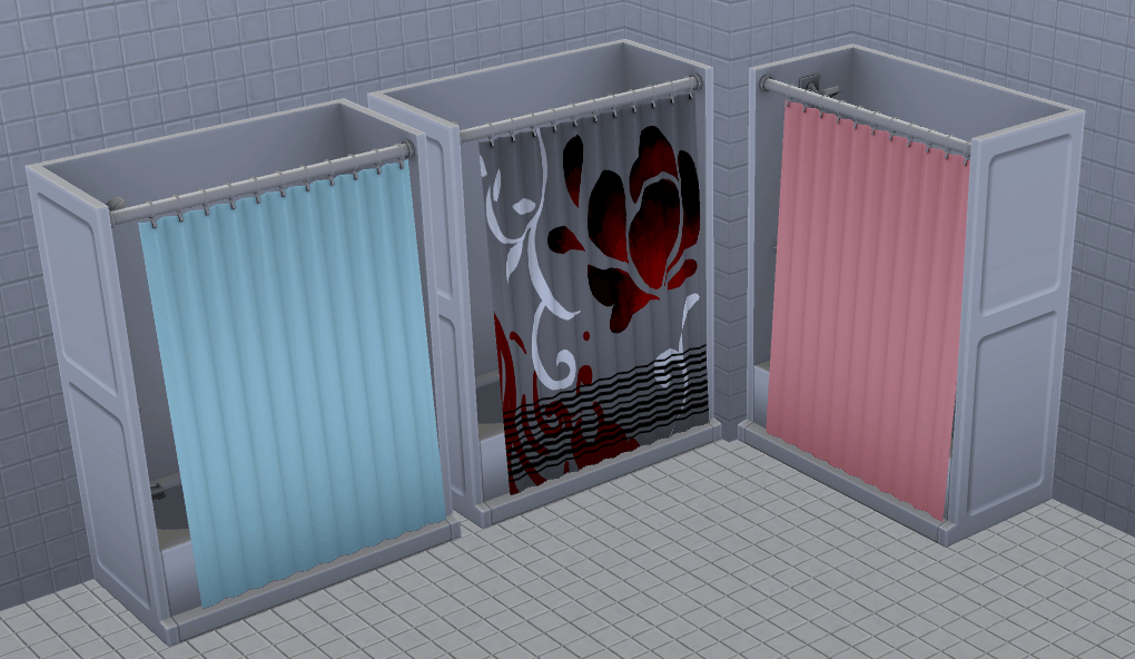 Preview only shows the curtains, not all the tub color swatches