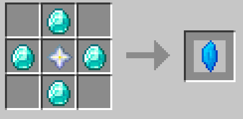 the Kyber Crystal crafting recipe