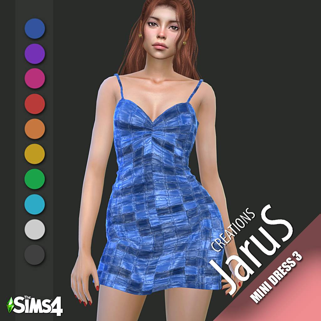 Mini Dress 3 - The Sims 4 Create a Sim - CurseForge