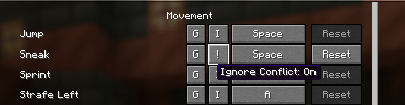 Conflicting Keybinds with Ignore Conflict ON