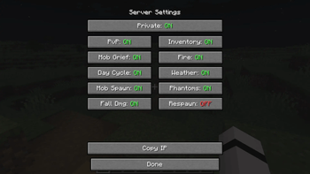 write for this: /connect setup