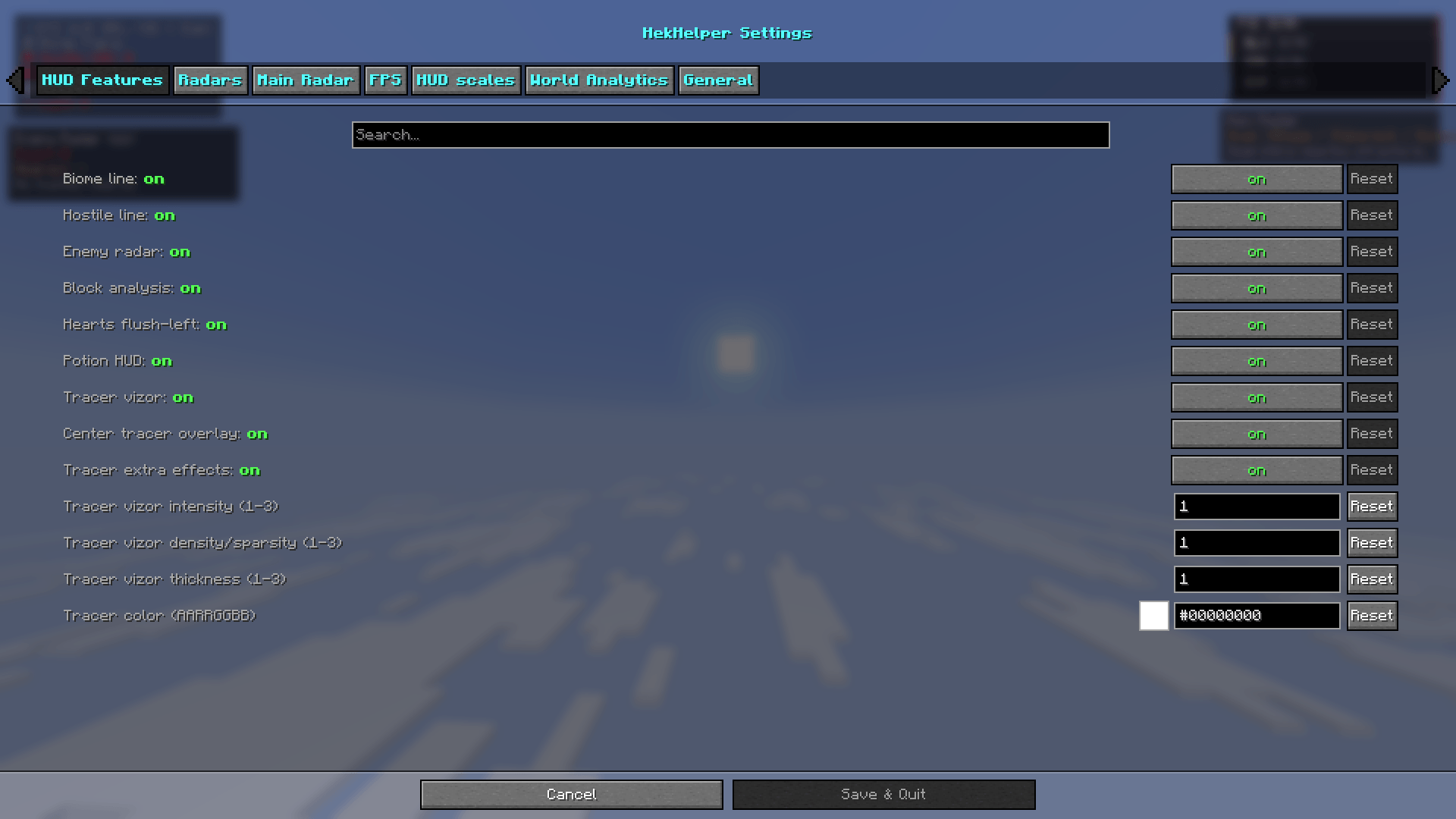 Hud Features