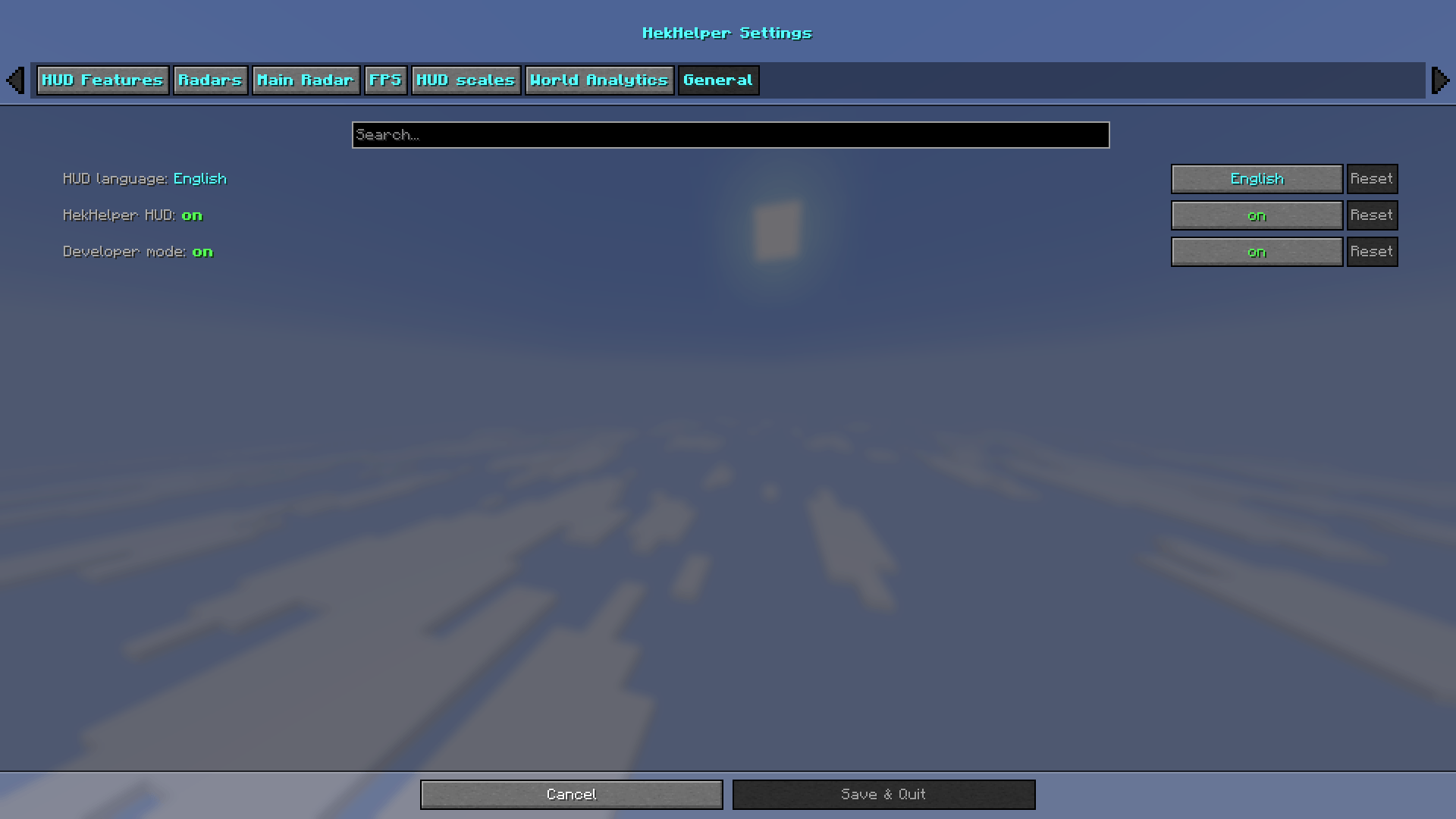 General Settings