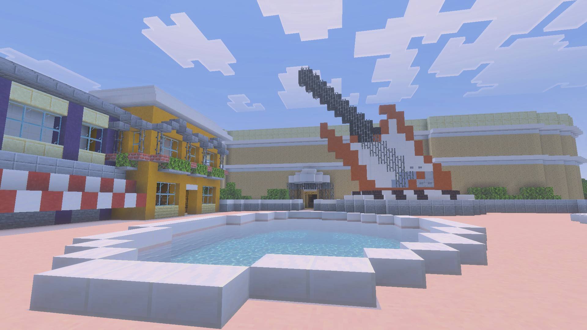 Rock and rollercoaster