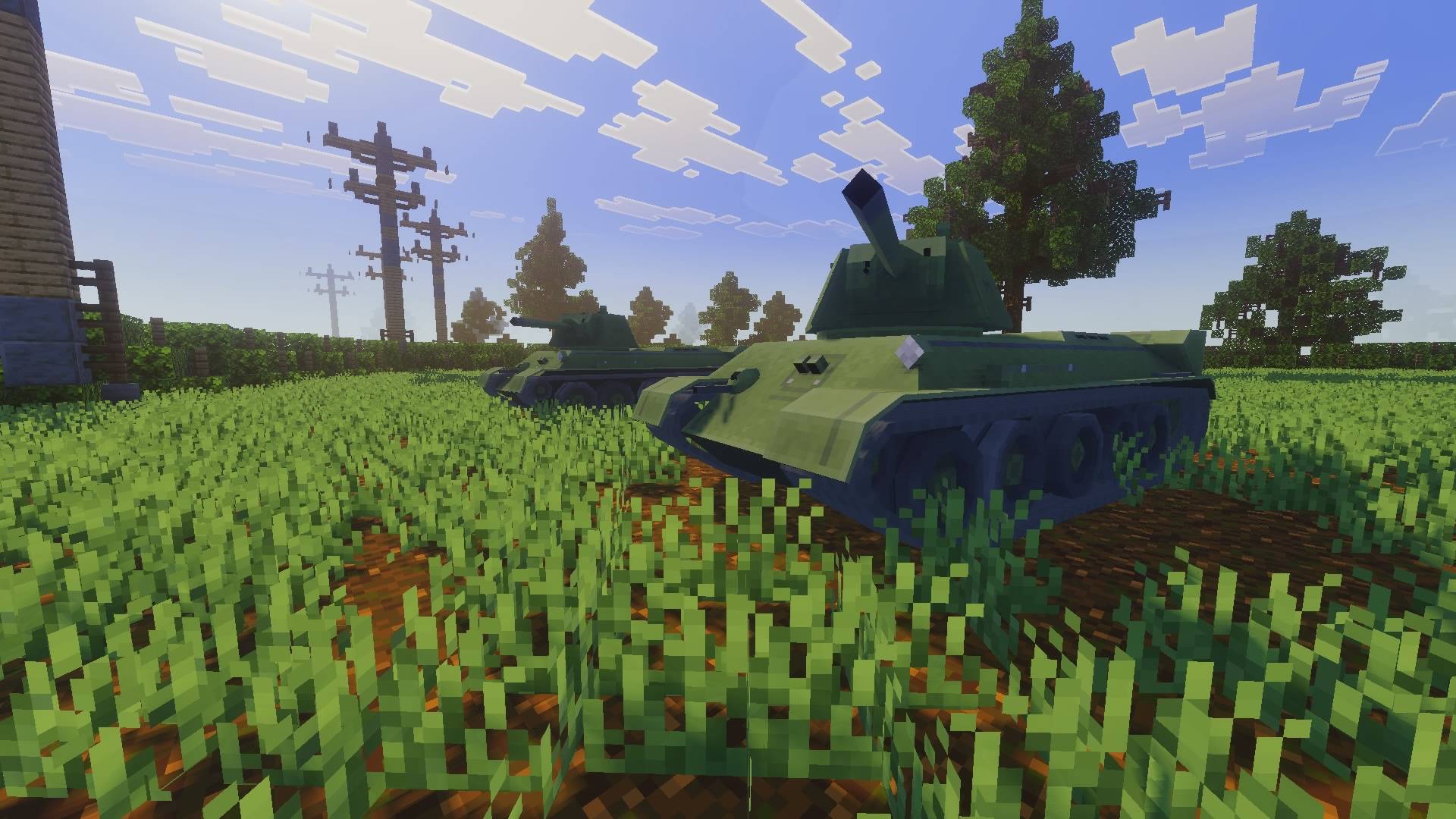 realistic tank armor Minecraft mod