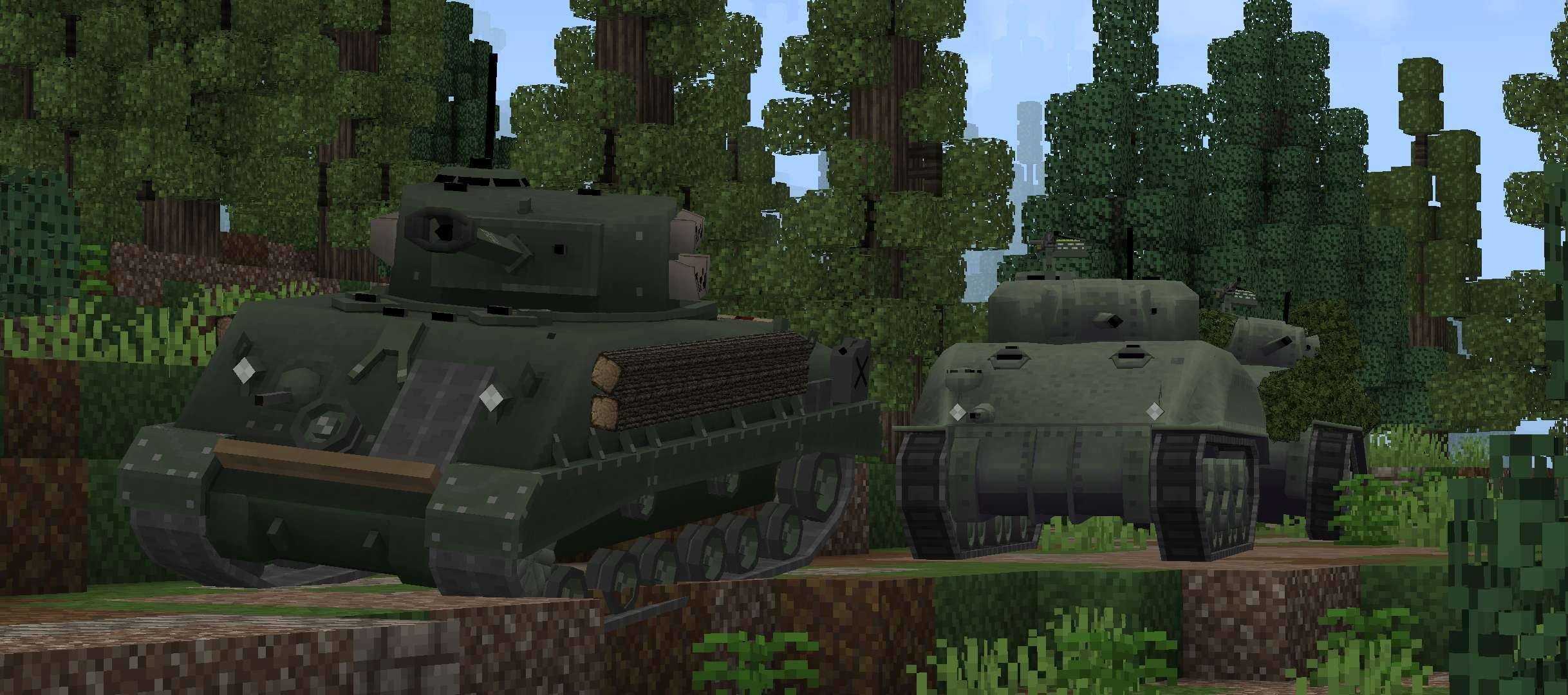 Minecraft WW2 aircraft combat