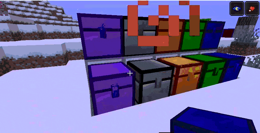 Thumbnail There are new tier of chest in the mod : Amethyst (Purple), Titane (Gray), Paladium (Red), Green Paladium (Obviously Green) and Endium (Dark blue)
They have a new functionnaly called ring that can be used to repair armor who are damaged