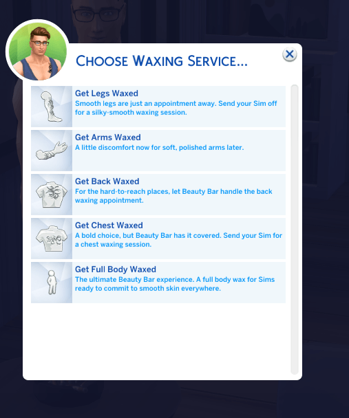 Pupup will display asking which service to choose