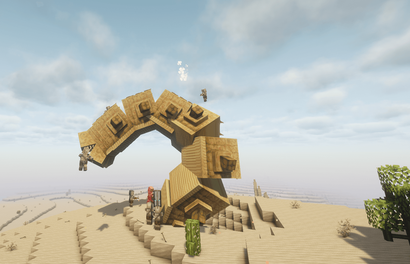 The Sand Worm boss from Bosses' Rise