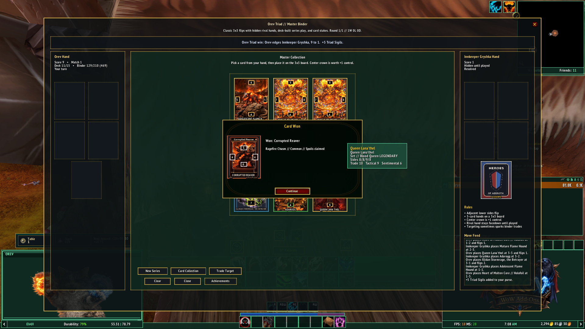 Thumbnail Gains for Win; Losses for Loss, be careful? Not as much as you think, initial install Rewards (see screenshots) and periodic rewards bolster Sigils and Table Points, 6-times an hour.