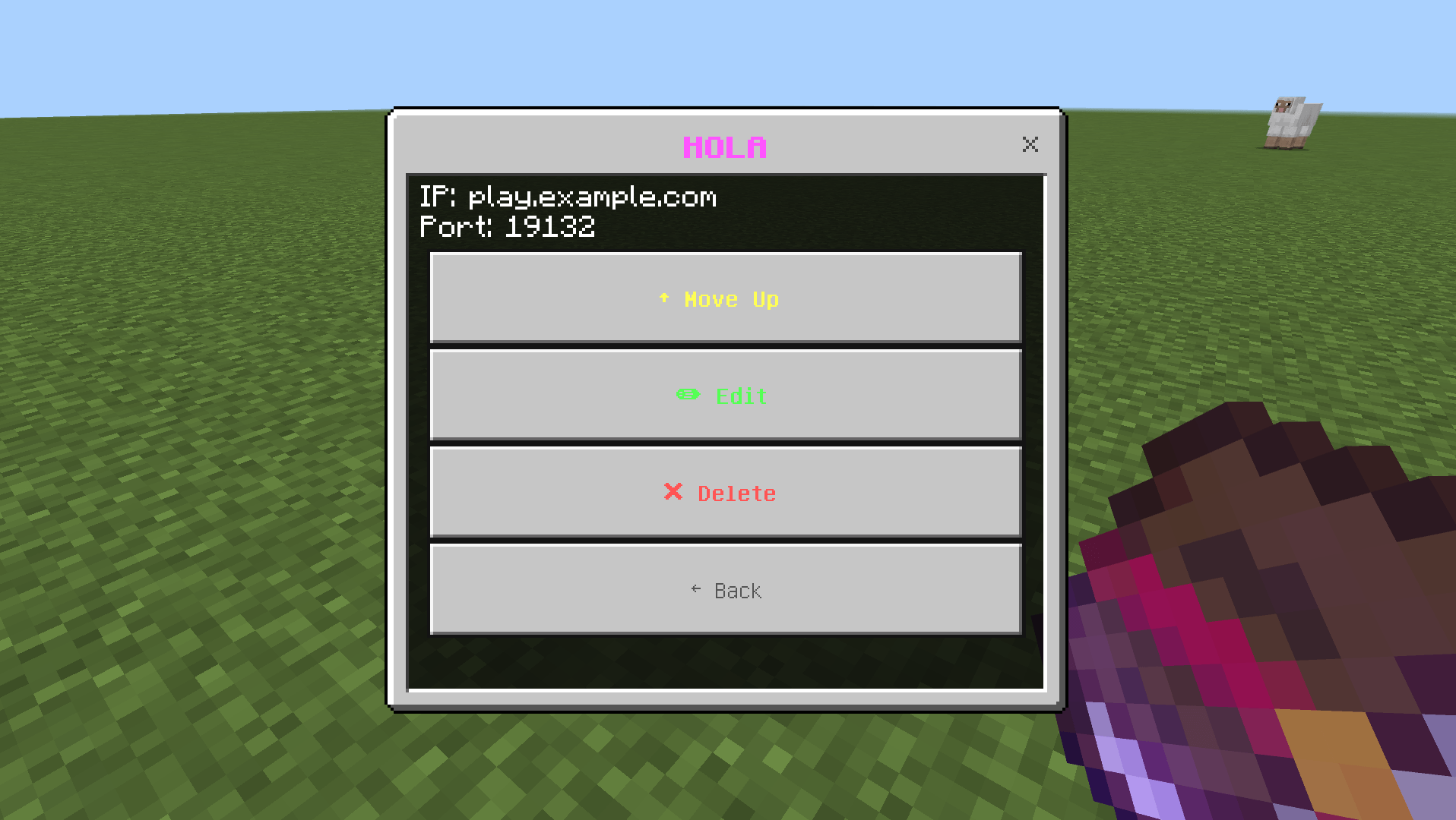 Admin Panel Settings Button