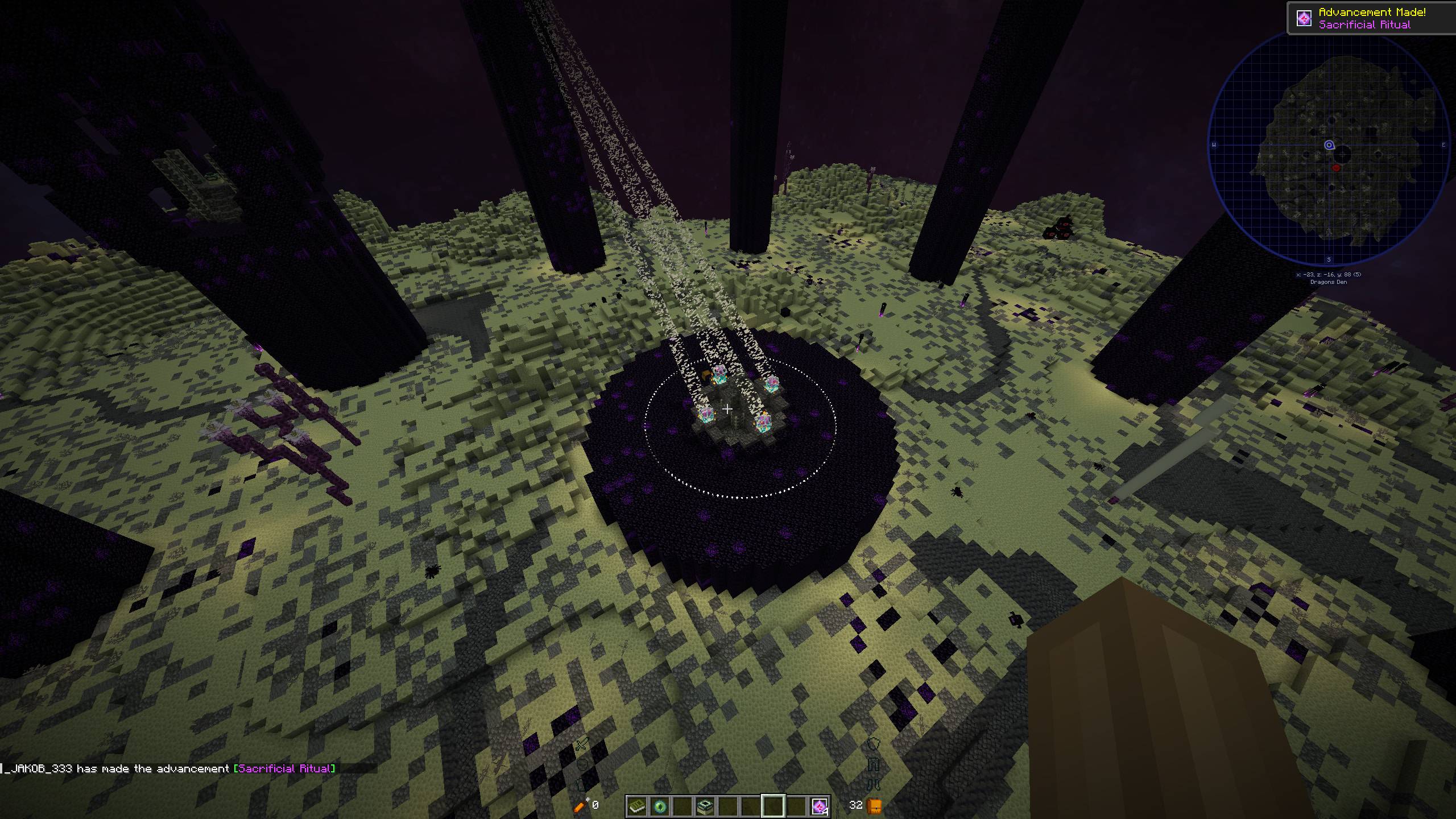 Thumbnail Enderdragon summoning