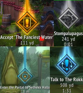 Example of some of the contextual waypoints we offer with AWP