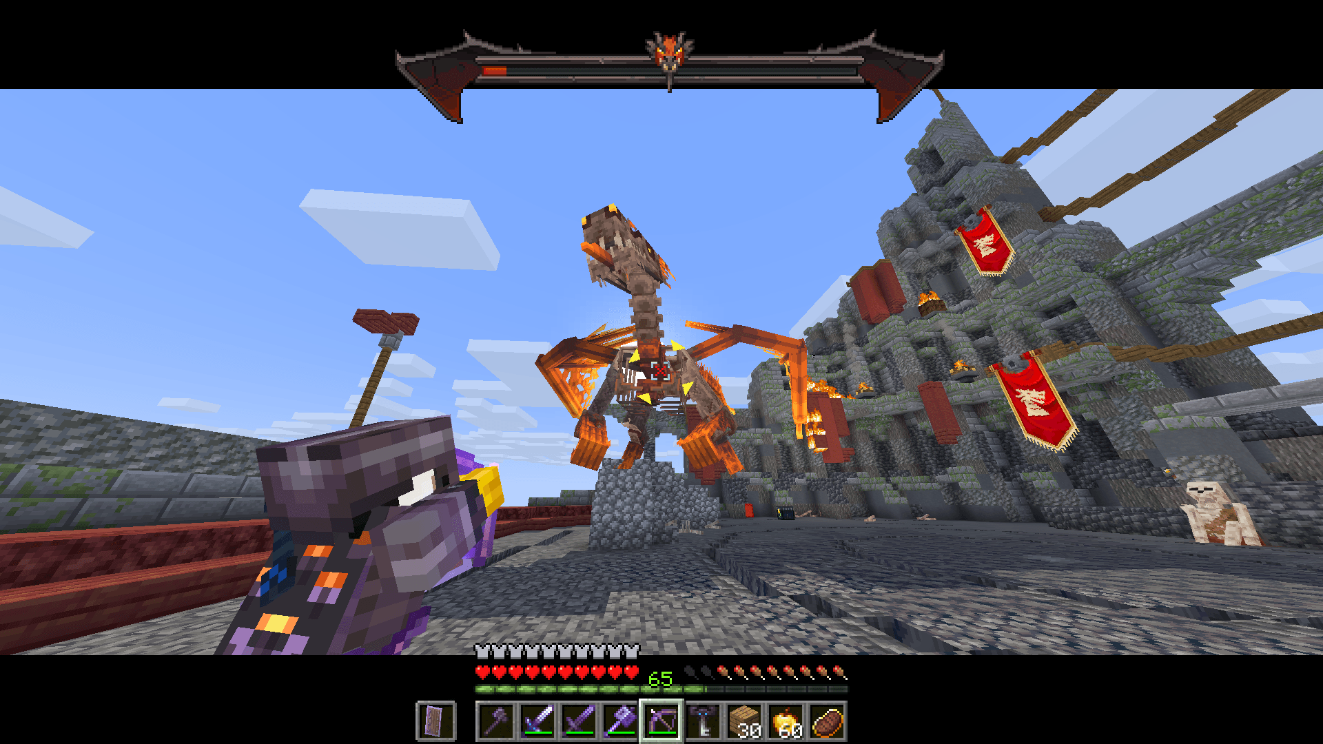 Bow targeting working with a Bosses'Rise boss.
