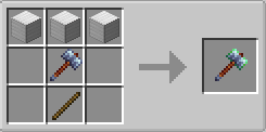 Thumbnail 3 Iron block
1 Blacksmith Hammer
1 Stick