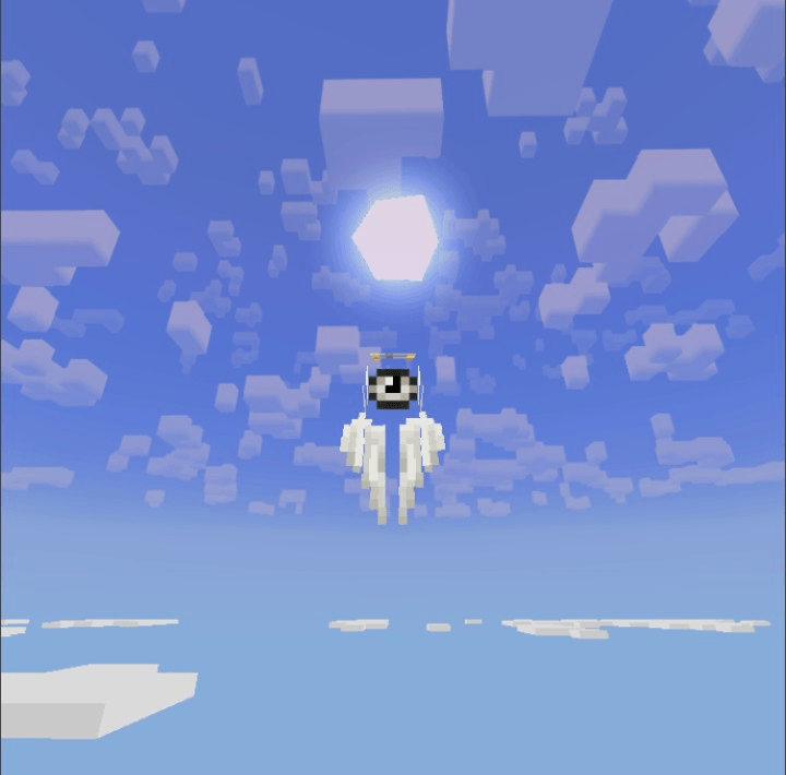 Hmm... look at that, this specimen is interesting. I found it myself trapped in one of the universe's rifts. It tried to challenge me, but forgot I'm blindfolded, haha. Well... I had the honor of naming it... Well... I don't have good taste either, haha