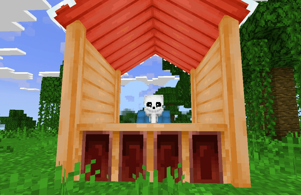 Thumbnail Shhh,Sans is working. He sell HotDogs