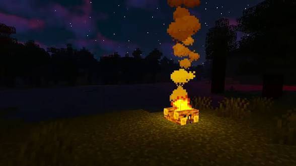 Thumbnail Landscape:Forest & Campfire (Night) Test the skins here!