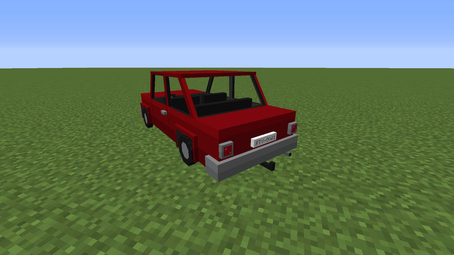 Thumbnail Aka the car from the pack logo. A nice little car to roam around your MC world. Seats four players and has 54 cargo slots. Available in 16 colors.
