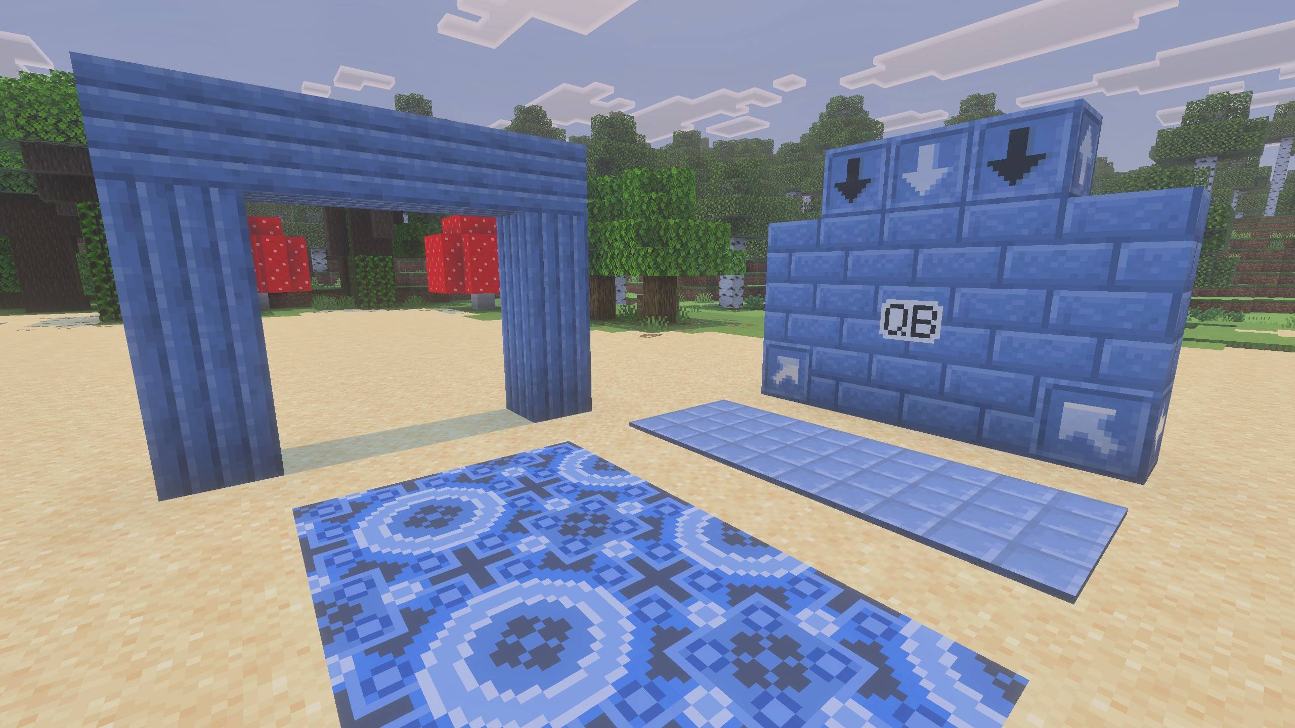 Pillars, Glazed, Tiles and Arrows.jpg