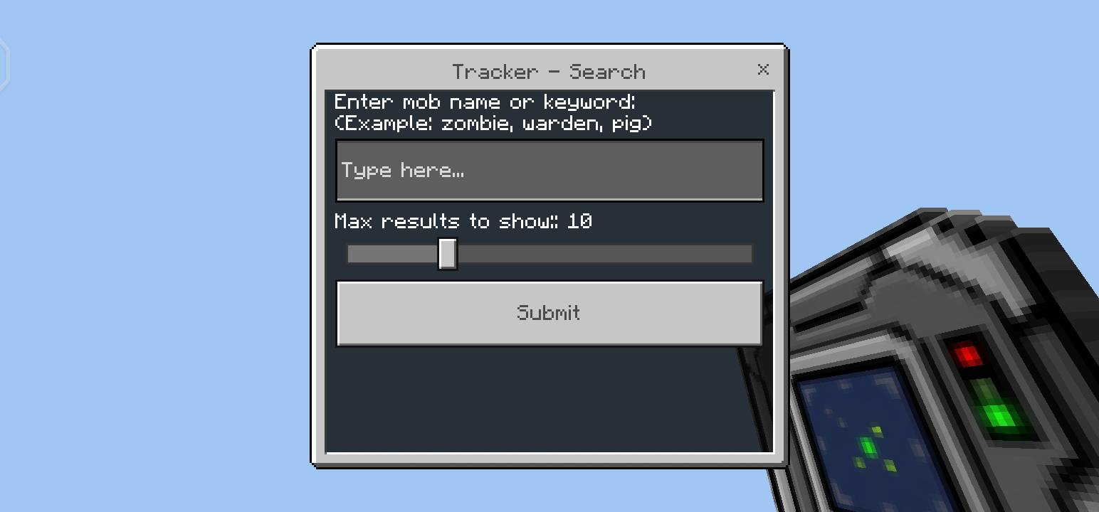 Search to find nearest mob location