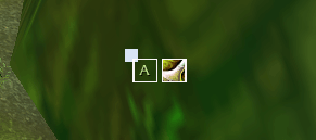 Also shows any items you have in bags that can be used to dispel.