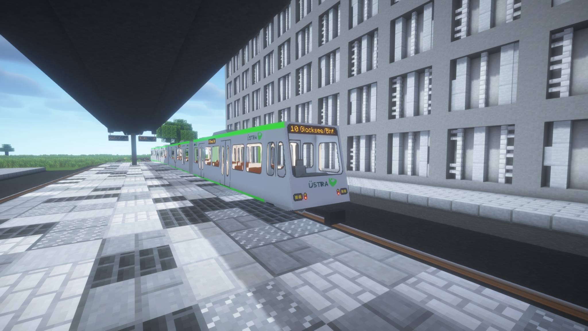 Hannover Stadtbahn Linie 10 an Hauptbahnhof/Rosenstraße
