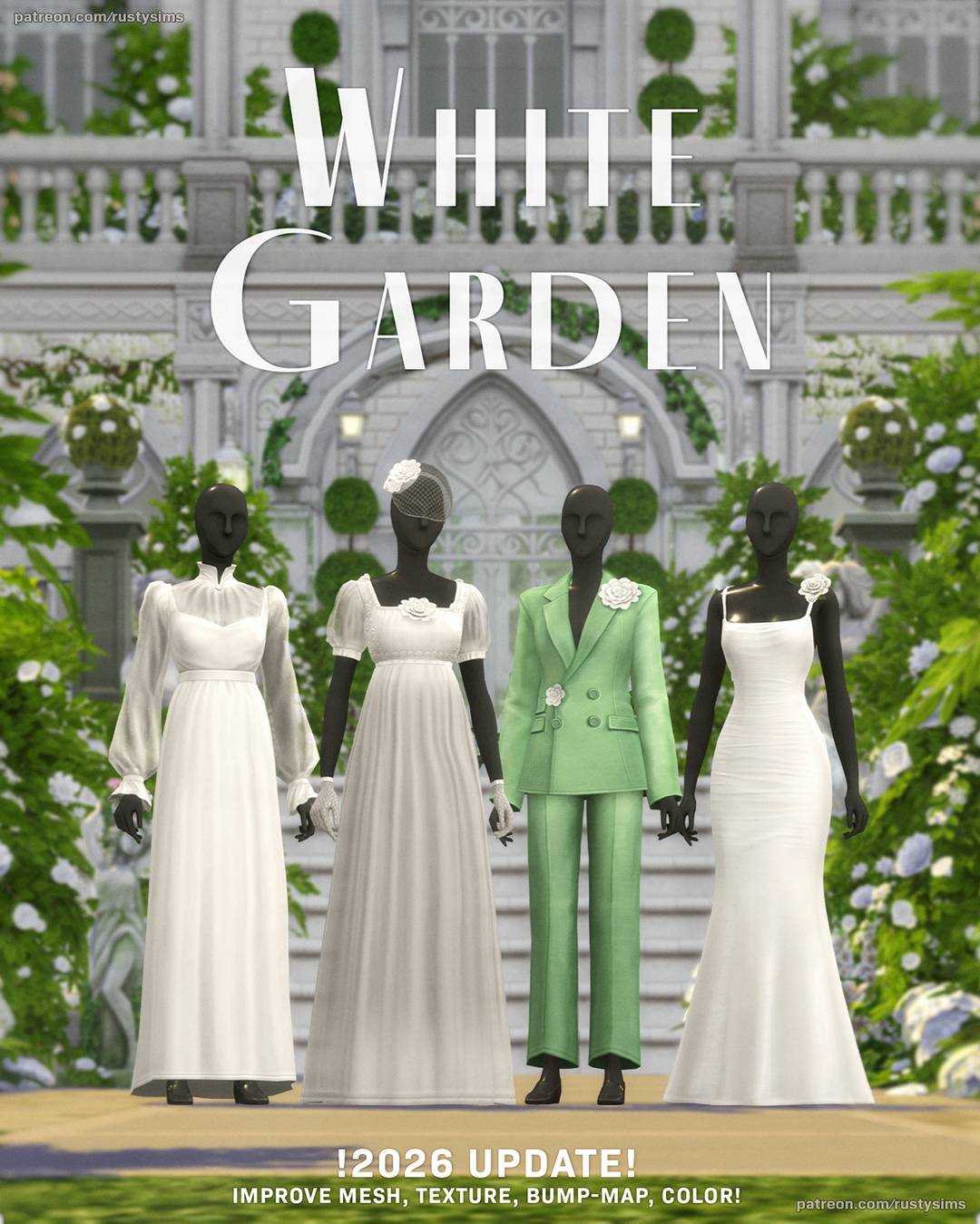 White Garden Collection Set - RUSTY_RE2026_White Garden