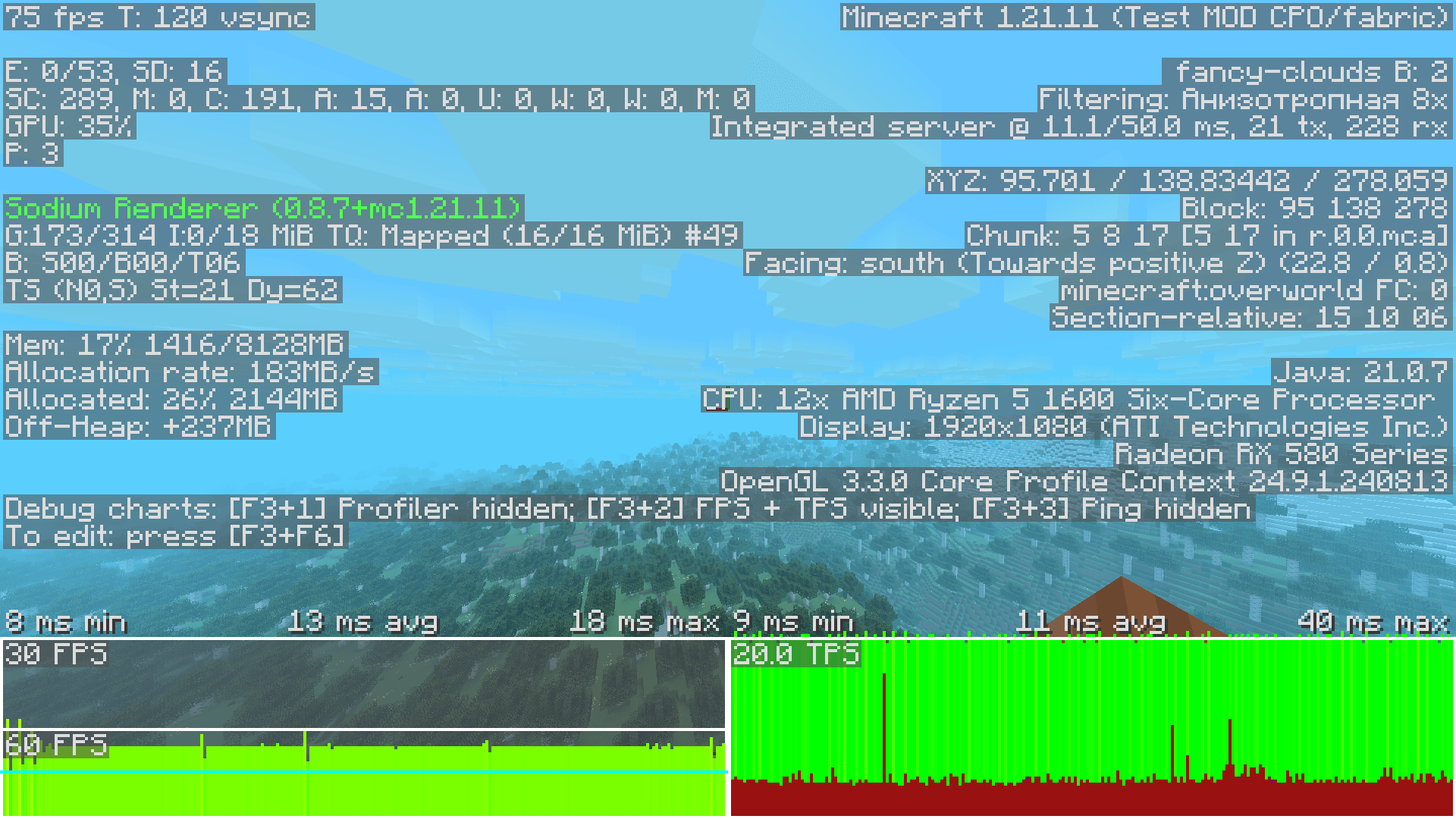 Thumbnail In new versions of the CPO mod, you can play with the "ambient fog" resource pack without friezes, lags, and the like.