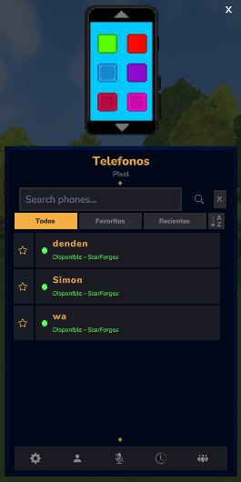 Mobile UI