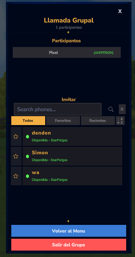 group UI