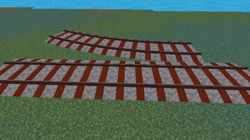 Low Poly Track from the side