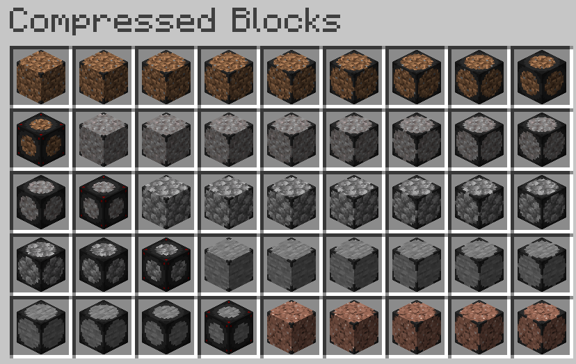 CB: Compressed Blocks Reimagined - Minecraft Resource Packs - CurseForge