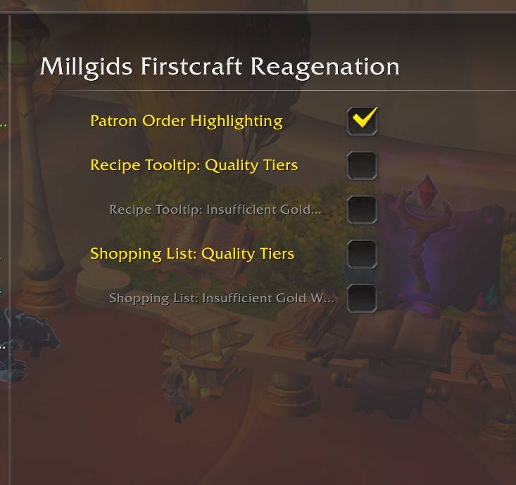 The addon has settings now.