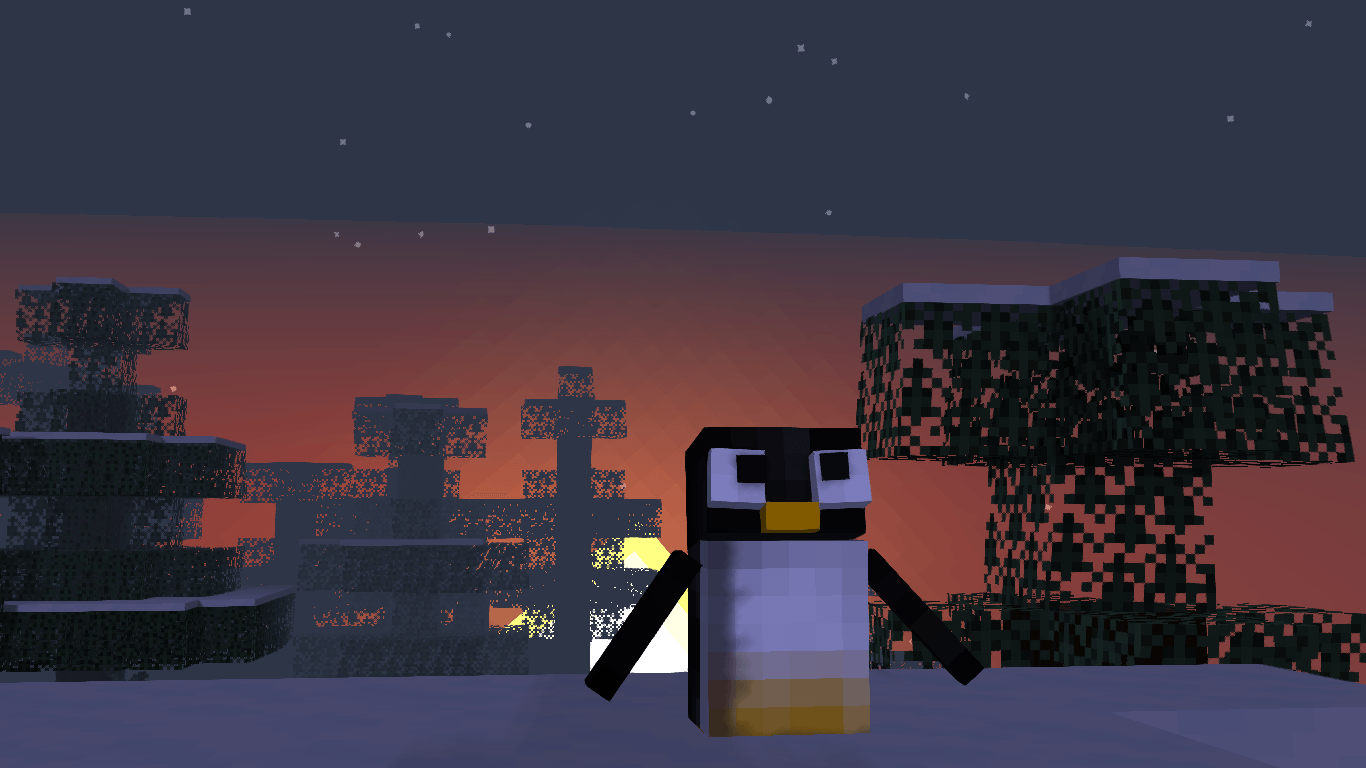 Thumbnail High-quality images of the penguin from within the game, with light hair for aesthetic purposes.