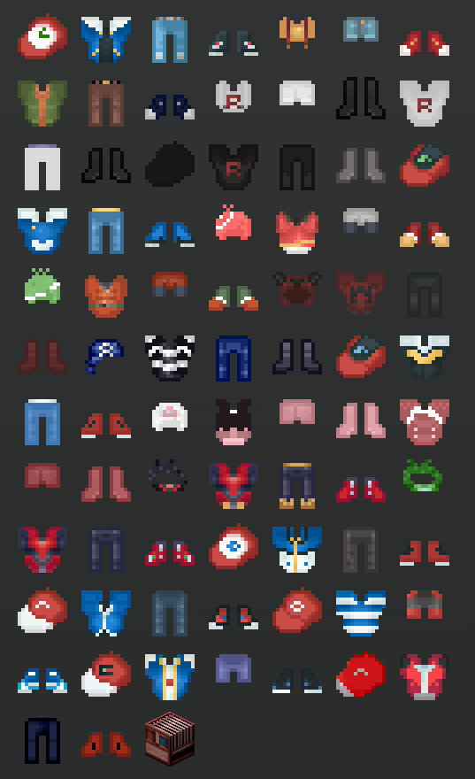 All outfits added