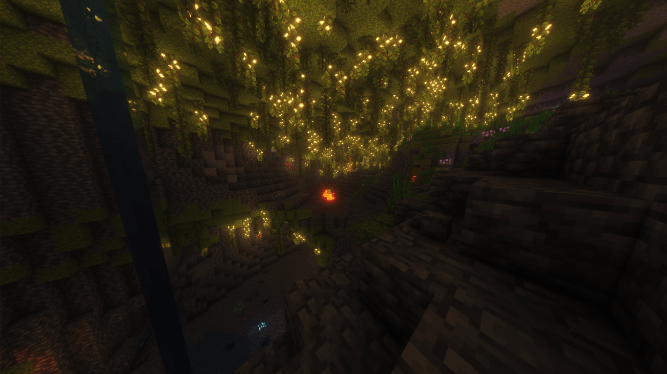 caving