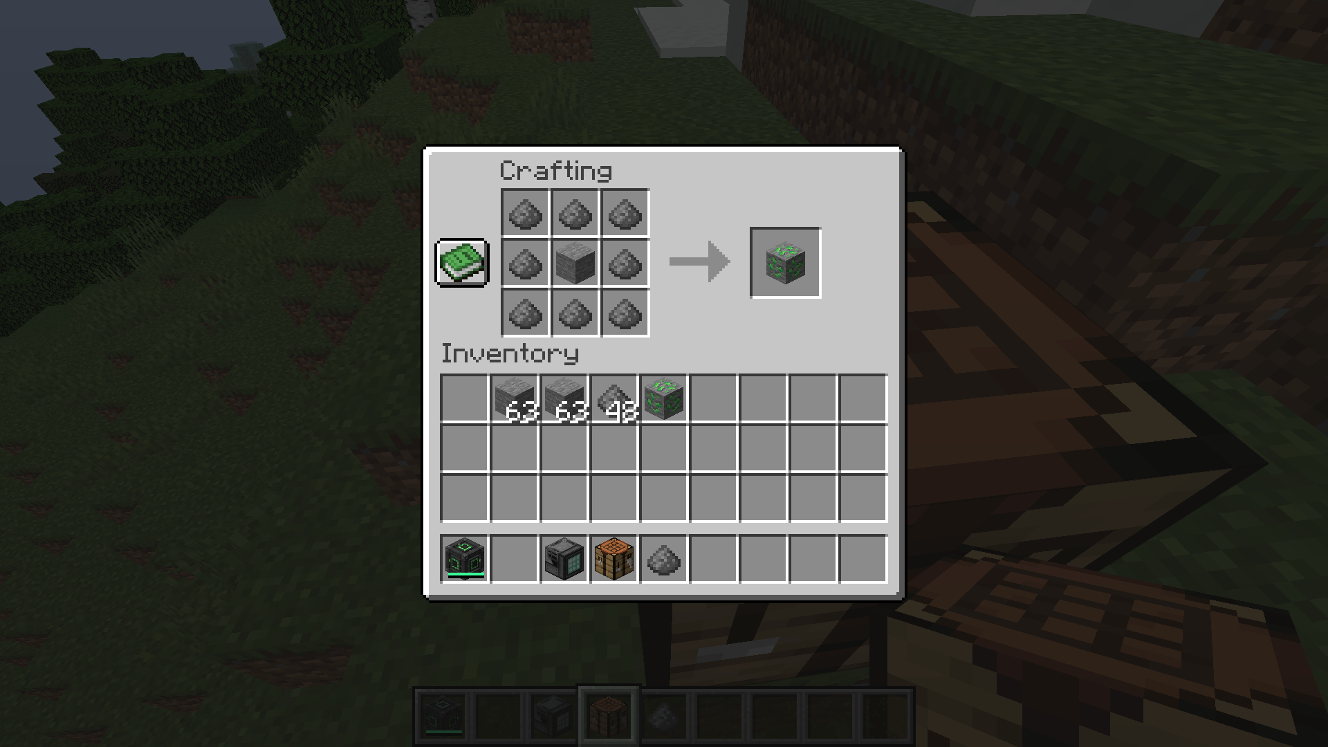 Uranium Crafting Table Recipe