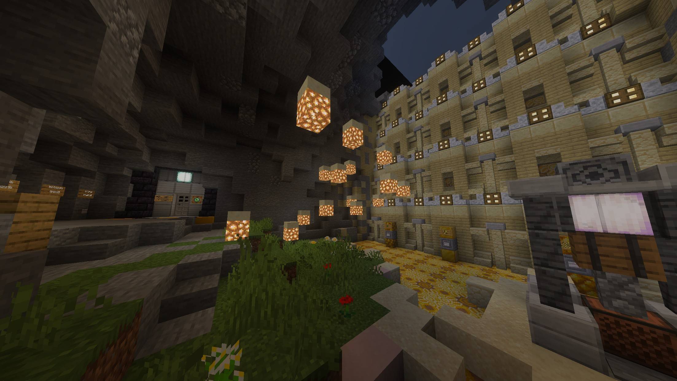 You can change the number of Chaos Hearts here, do some parkour, play some music discs, and start the game.