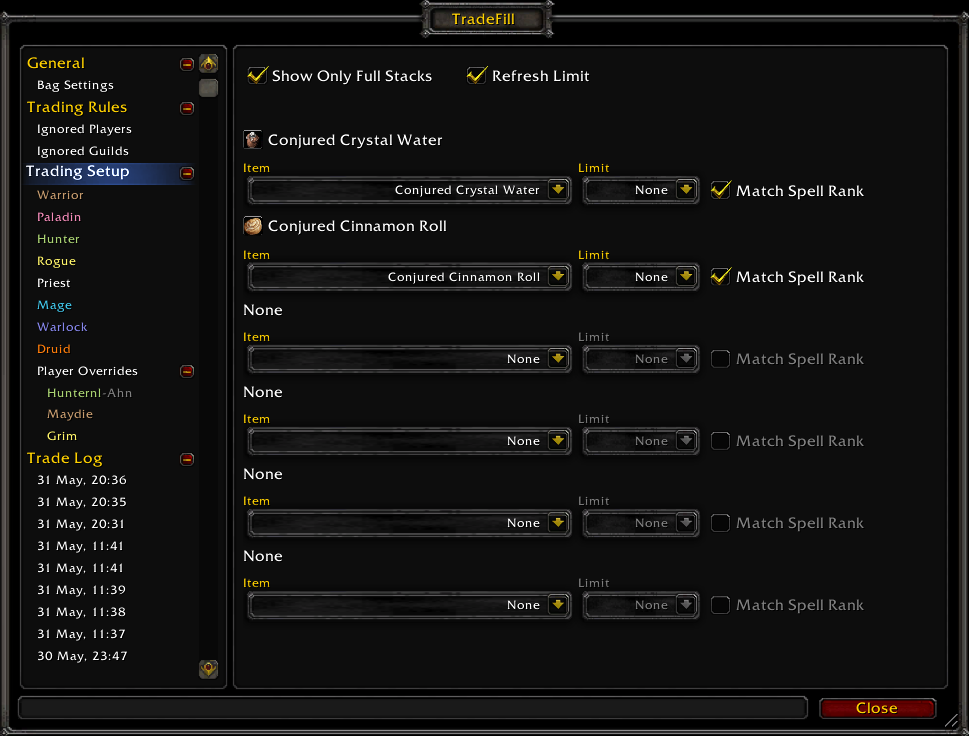 TradeFill interface screenshot 3