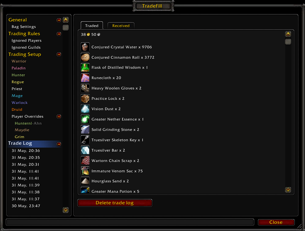 TradeFill interface screenshot 5