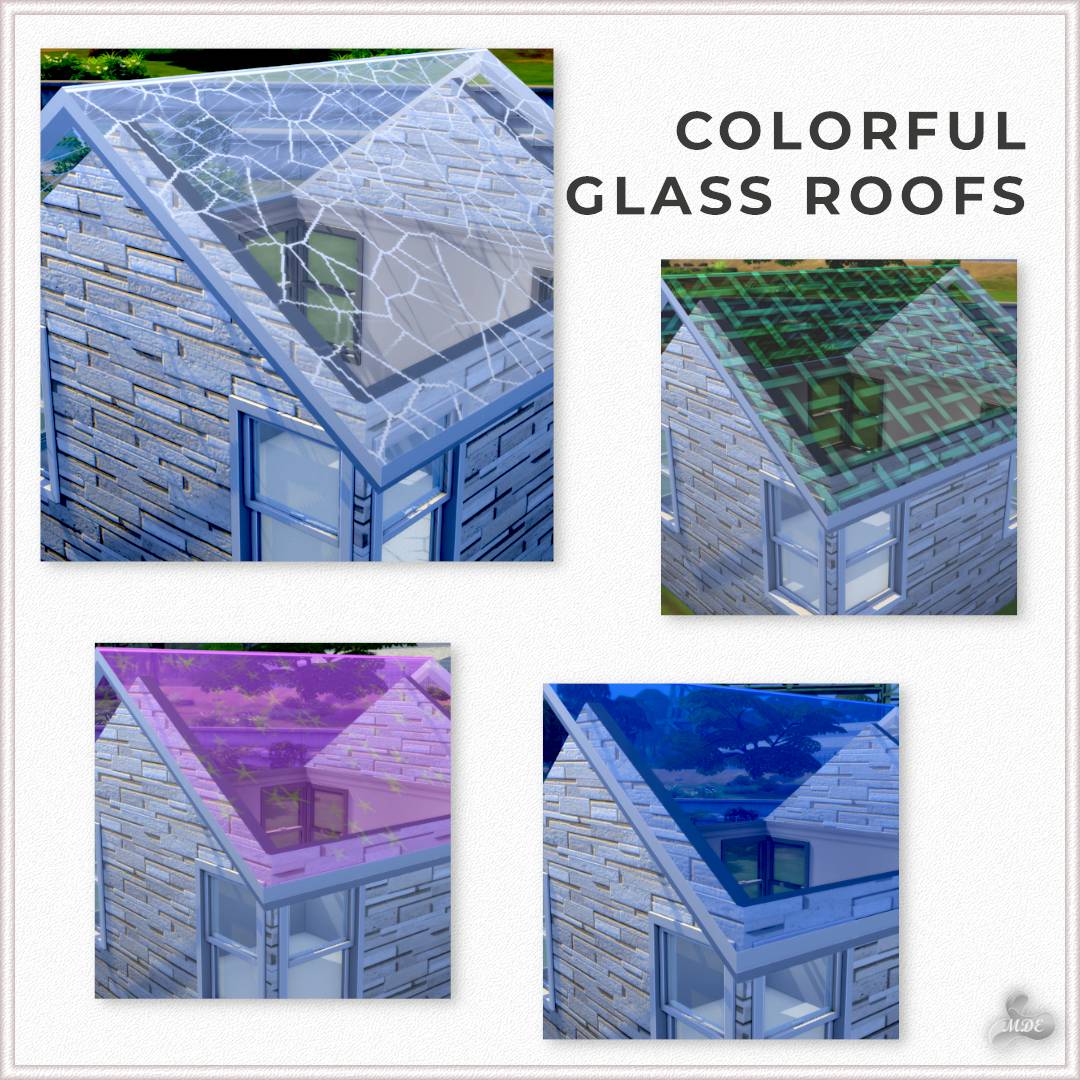 Colorful Glass Roofs